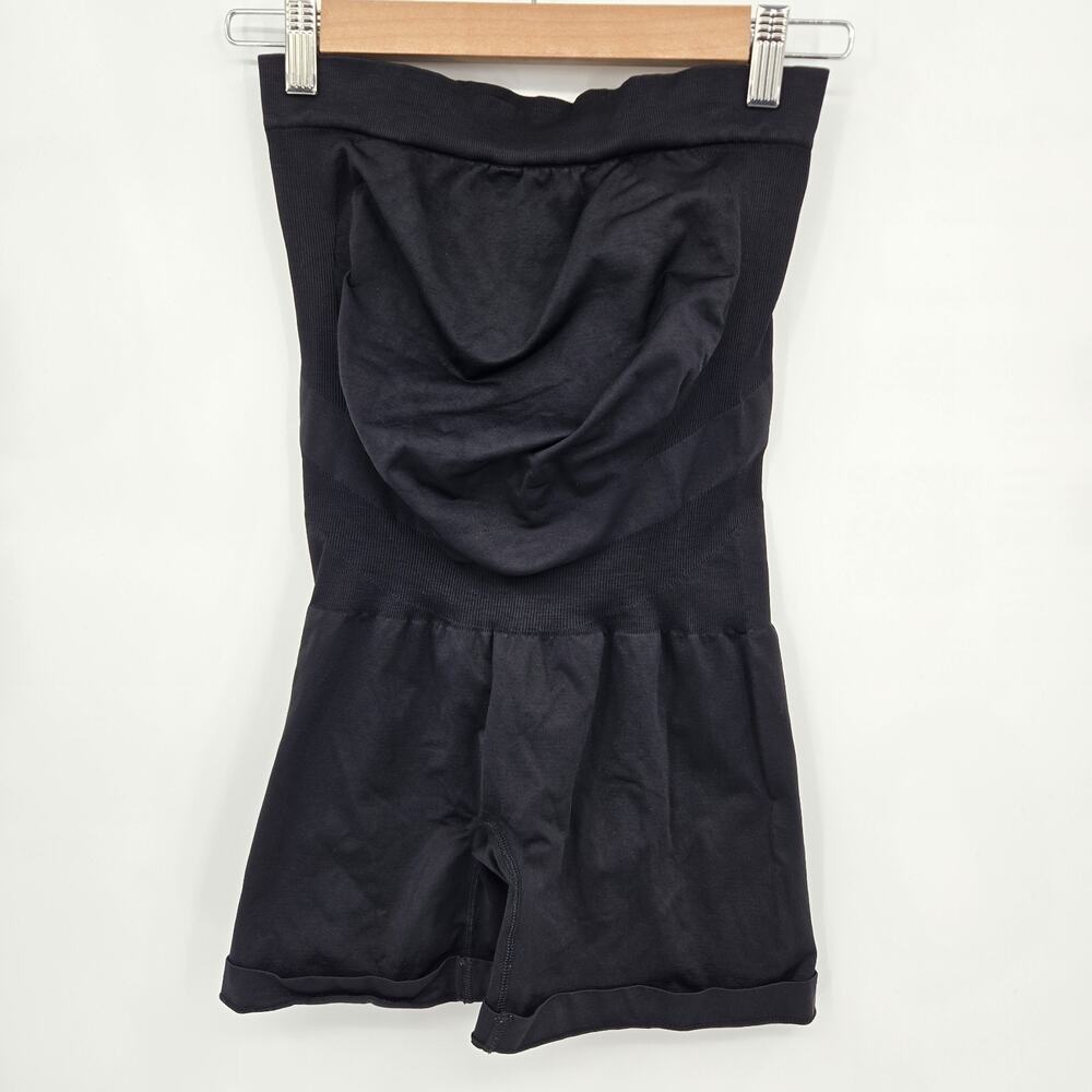 Blanqi Everyday Maternity Shapewear Belly Support Shorts Black Smoothing Size L